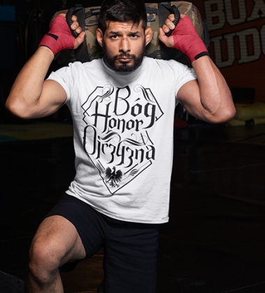 Koszulka termoaktywna  B-H-O NAPIS CZARNY